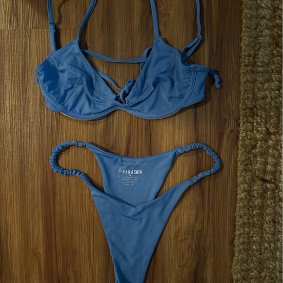 LaHanna Swim - Blue Two Piece Bikini - Picture 1 of 1
